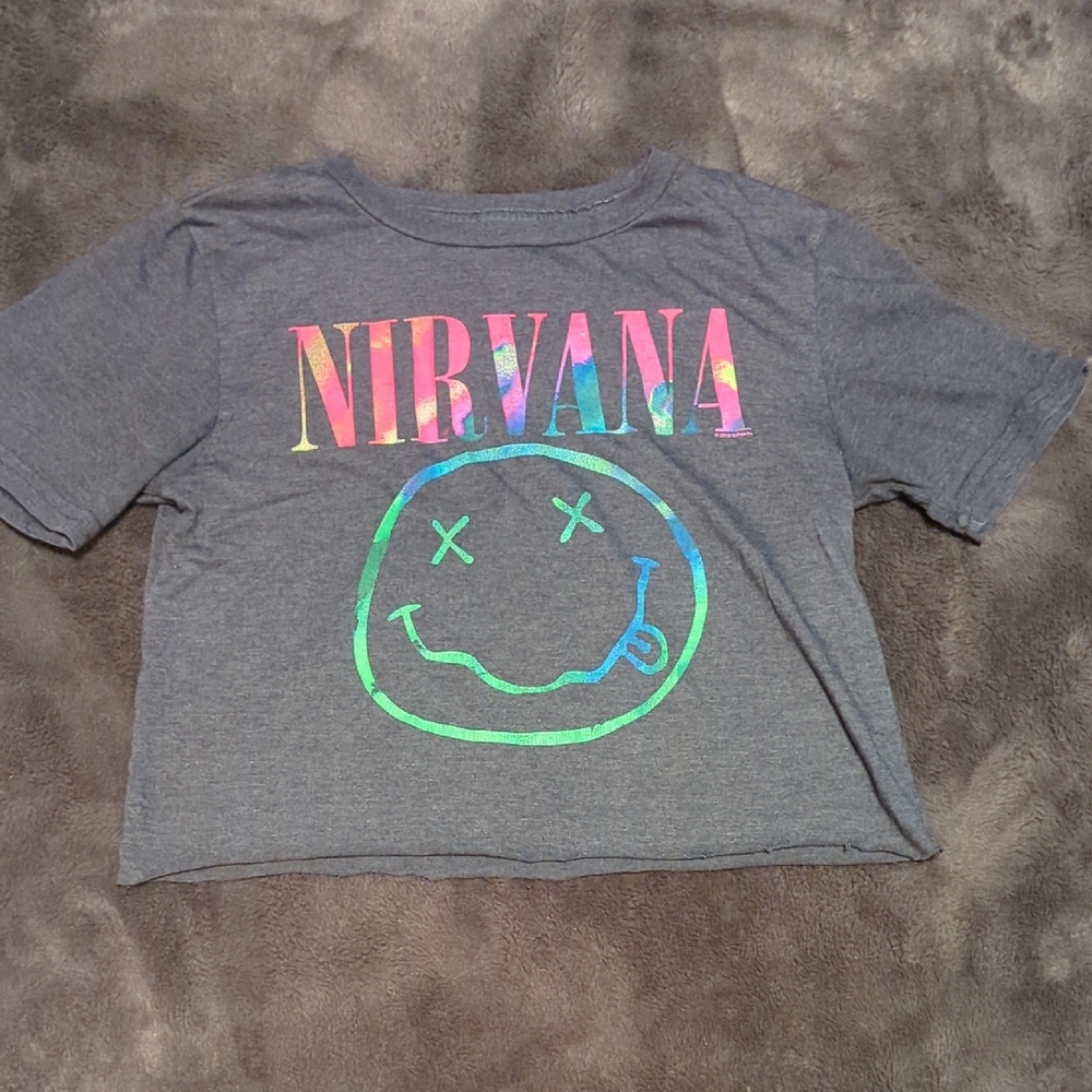 Gray Nirvana Graphic Tee